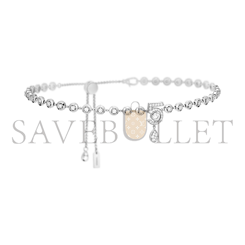 CHANEL ETERNAL NO.5 DIAMOND LINE NECKLACE J13649